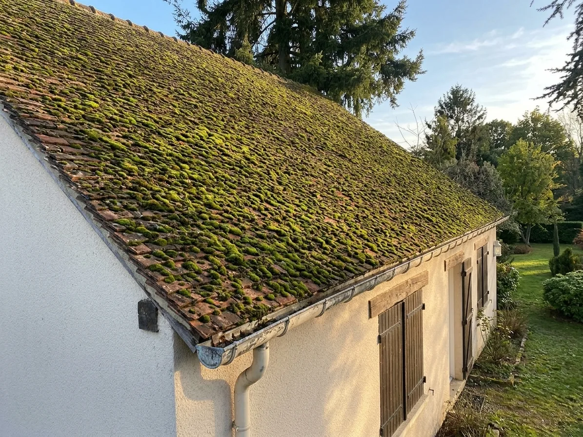 Démoussage de toiture à Villeparisis