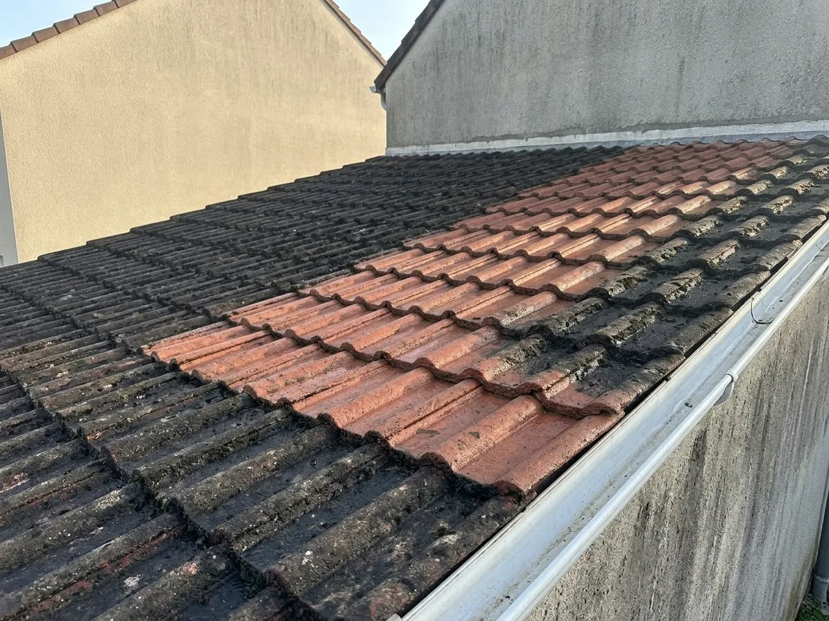 Démoussage de toiture à Villeparisis