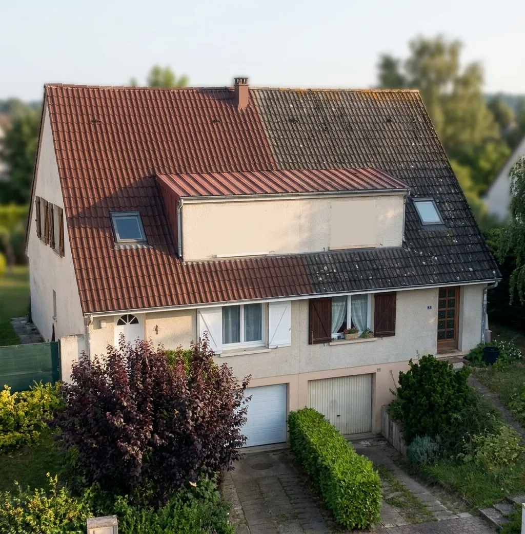 Nettoyage de toiture à Villeparisis
