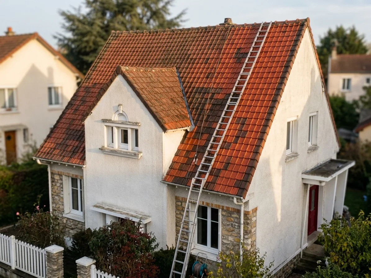 Nettoyage de toiture à Villeparisis